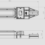 SPZ-WL84-SP | ATEX Light | Zone 2 Linear Spigot Light Fitting Hazardous Area