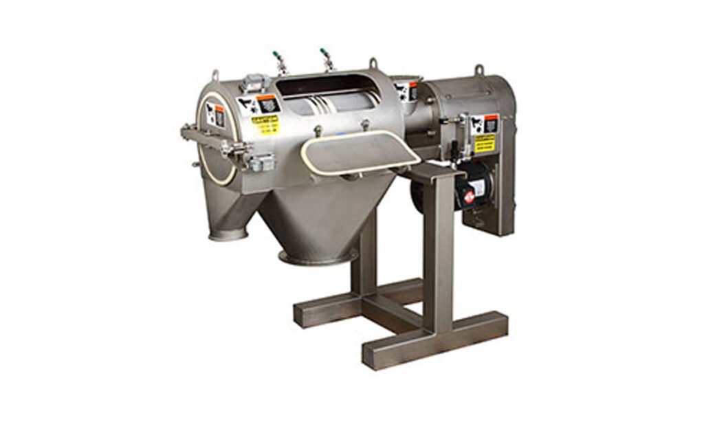 tamiseur centrifuge a port-a-faux