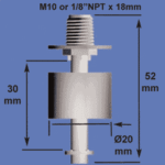 Vertical Float Switch & Liquid Level Sensor – Deeter 20 Series
