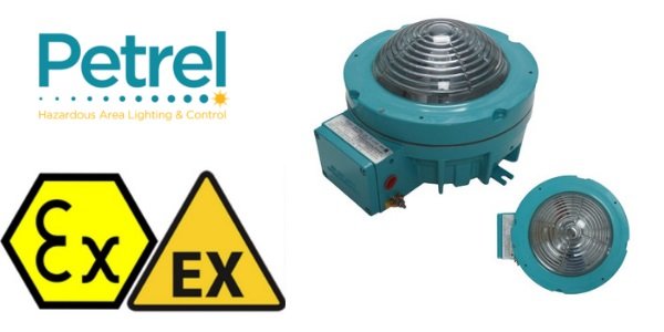 Zone 1 Bulkhead Hazardous Area Lighting ATEX Ex de – Petrel 621