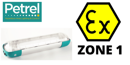 Zone 1 Fluorescent Hazardous Area Twin 36 Watt Light Fitting