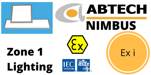 Zone 1 Intrinsically Safe LED Panel Hazardous Area ATEX IECEx Ex i – Abtech Nimbus