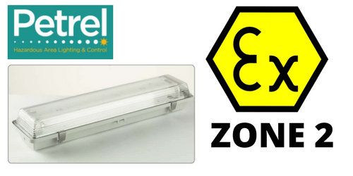 Zone 2 Fluorescent Twin 18 Watt Light Fitting